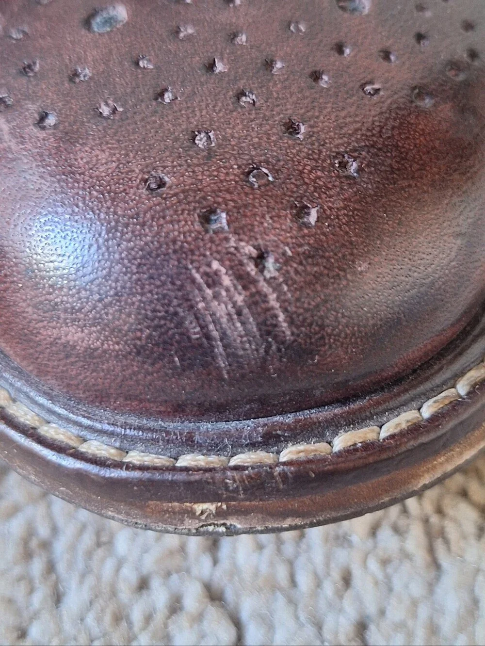 BANANA REPUBLIC Wingtip Brogue Dress Shoes Lace Up Leather Mens Size 10 M